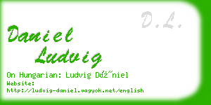 daniel ludvig business card